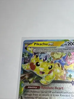 Pikachu EX Holo Double Rare Card 057/191 Sv08: Surging Sparks Pokemon TCG *NM* - Image 2