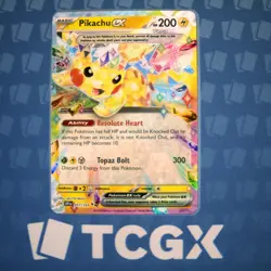 Pokemon - Pikachu ex - 057/191 - SV08: Surging Sparks - Holo - Double Rare NM - Image 1