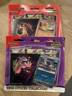 Pokemon TCG Ascended Heroes Tech Sticker Collection Gastly And Charmander Sealed - Image 1
