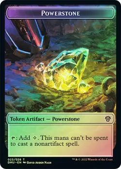 Powerstone Token FOIL - 023/026 - Dominaria United DMU MTG - Image 1