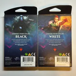 Magic the Gathering MTG Kaldheim BLACK and WHITE Theme Boosters English Sealed - Image 2