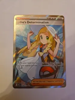 Pokemon Lillie's Determination Me01 169/132 Full Art Ultra Rare Holo English - Image 1