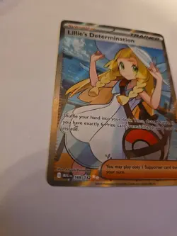 Pokemon Lillie's Determination Me01 169/132 Full Art Ultra Rare Holo English - Image 2