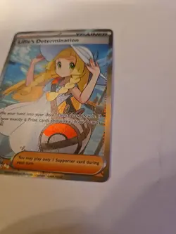 Pokemon Lillie's Determination Me01 169/132 Full Art Ultra Rare Holo English - Image 3