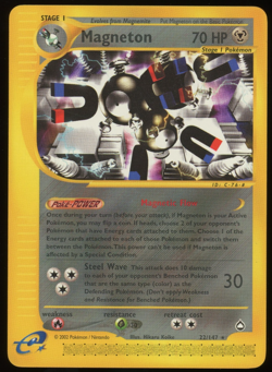 Pokemon 2002 Aquapolis - Magneton - Non-Holo Rare - NM - 22/147 - Image 1