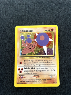 Pokemon TCG Hitmontop 3/75 Neo Discovery Holo MP - Image 1