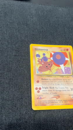 Pokemon TCG Hitmontop 3/75 Neo Discovery Holo MP - Image 2