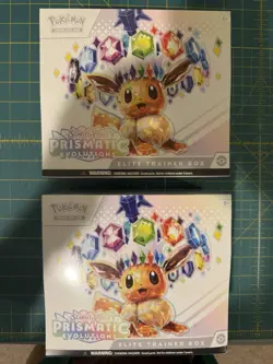 Pokemon Prismatic Evolutions Elite Trainer Box ETB Lot Of 2 Factory Sealed - Image 1