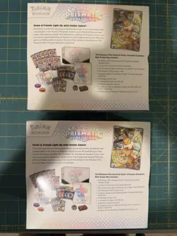 Pokemon Prismatic Evolutions Elite Trainer Box ETB Lot Of 2 Factory Sealed - Image 2
