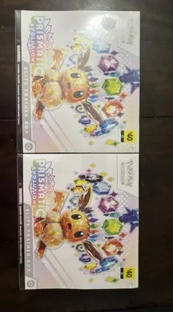 Prismatic Evolutions ETB Pokemon TCG Lot Of 2 SEALED/NEW - Image 1