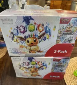 Pokemon Prismatic Evolutions Costco 2-Pack Bundle Lot of 2- 2 ETB & 2 BB SEALED - Image 1