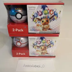 Pokemon Prismatic Evolutions ETB + Pokeball Bundle Sams Club Sealed ( Lot of 2 ) - Image 1