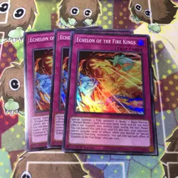 x3 Echelon of the Fire Kings - SR14-EN033 - Super Rare - 1st Edition Yu-Gi-Oh! M - Image 1