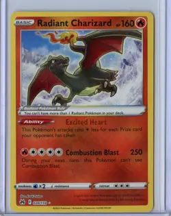 Pokemon Crown Zenith Radiant Charizard 020/159 Ultra Rare Holo NM - Image 1