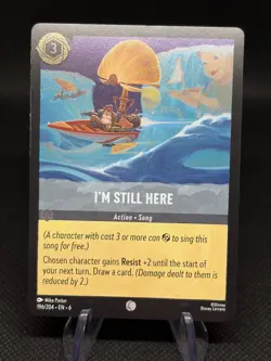 I'm Still Here - Azurite Sea - 196/204- Lorcana TCG- Foil - Image 1