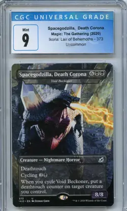 Spacegodzilla, Death Corona Showcase Ikoria: Lair of Behemoths CGC 9 Mint - Image 1
