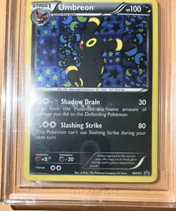 Pokemon TCG Umbreon Black White Holo Promo Card BW93 Beckett 9 #0018105512 - Image 2