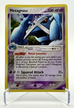 Pokemon TCG Metagross 11/101 EX Hidden Legends 2004 Holo - Image 1
