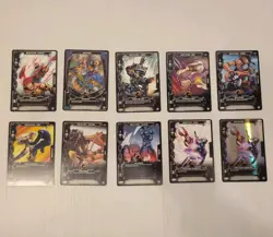 Epic Battles TCG Mortal Kombat Lot of 10 Cards including Foil Rare Attack - Image 1