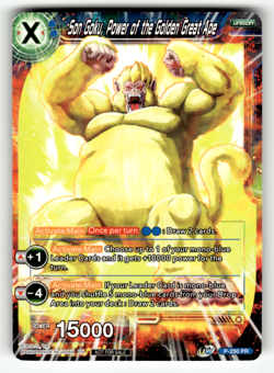 Son Goku, Power of the Golden Great Ape P-250 Promo Promotion Cards LP - Image 1