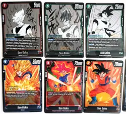 DRAGON BALL, SON GOKU, 18 Card Release Event / Pre Release Gold Stamp Bundle. - Image 2