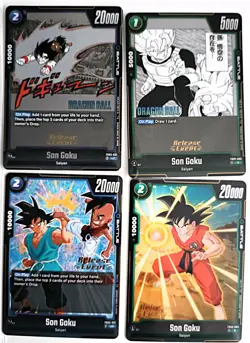 DRAGON BALL, SON GOKU, 18 Card Release Event / Pre Release Gold Stamp Bundle. - Image 3