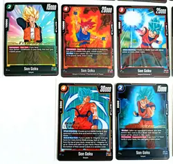 DRAGON BALL, SON GOKU, 18 Card Release Event / Pre Release Gold Stamp Bundle. - Image 4