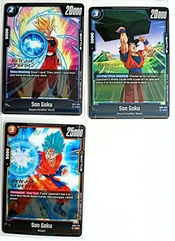 DRAGON BALL, SON GOKU, 18 Card Release Event / Pre Release Gold Stamp Bundle. - Image 5
