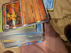 Pokemon Cards Bulk Bundle 500+ Cards Mixed Sets & Dice in ETB box - No Energy - Image 3