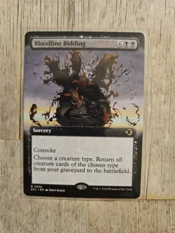 Bloodline Bidding (Extended Art) Lorwyn Eclipsed Regular - Image 1