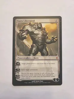 Karn Liberated [New Phyrexia] Magic the Gathering LP MTG - Image 1