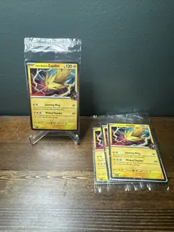 Pokemon TCG Team Rocket’s Zapdos 70/182 GameStop Stamped Promo Sealed - Image 1