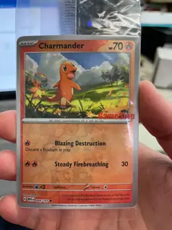Pokemon - Charmander - 004/165 (GameStop Exclusive) 4 NM SEALED - Image 1