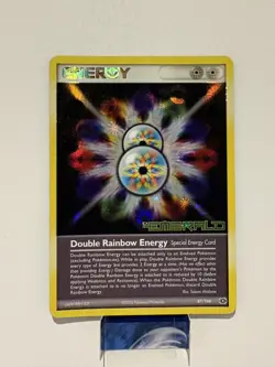 Pokemon Double Rainbow Energy EX Emerald Stamped Reverse Holo 87/106 2005 NM - Image 1