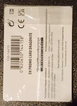 Pokemon TCG Dragonite Promo Holo Exclusive 131/195 Gamestop Stamp Sealed - Image 2