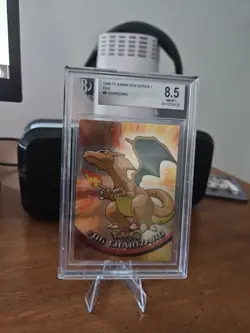 Topps 1999 Charizard #6 Holo Foil Pokemon Beckett 8.5 - Image 1
