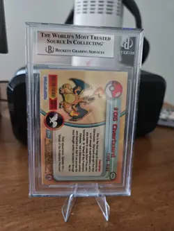 Topps 1999 Charizard #6 Holo Foil Pokemon Beckett 8.5 - Image 2