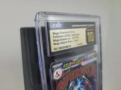 Mega Charizard X EX JP Dream Attack Rare Pokemon Holo CGC Pristine 10 223/193 - Image 5