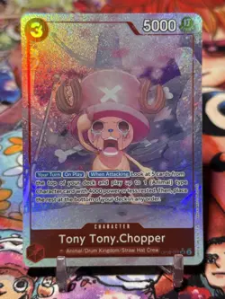TONY TONY CHOPPER - One Piece OP08-007 - AA Alt Art Super Rare SR - Two Legends - Image 1