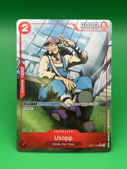 One Piece TCG ~ Usopp ~ Alt Art (Parallel) ST21-002 Gear 5 Starter Deck : NM - Image 1