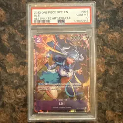 One Piece CCG Ulti OP01 EN Alternate Art - Errata PSA 10 - Image 1