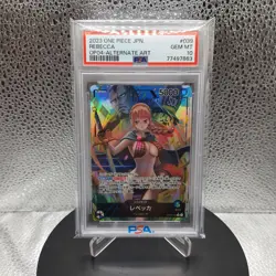 2023 One Piece Japanese OP04-Alternate Art #039 Rebecca PSA 10 - Image 1