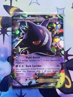 Pokemon TCG Gengar EX Ultra Rare XY - Phantom Forces 34/119 - Image 1