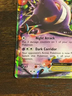 Pokemon TCG Gengar EX 34/119 Ultra Rare Holo, XY - Phantom Forces LP - Image 5