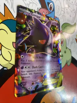 Pokemon TCG Gengar EX 34/119 Ultra Rare Holo, XY - Phantom Forces LP/MP - Image 2