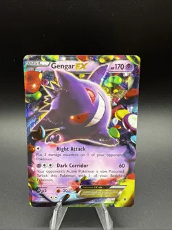 Pokemon TCG Gengar EX 34/119 Ultra Rare Holo, XY - Phantom Forces LP/MP - Image 1