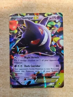 Gengar EX 34/119 - 2014 XY Phantom Forces - Ultra Rare Holo Pokemon TCG - Image 1