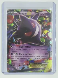 Pokemon TCG Gengar EX 34/119 Ultra Rare Holo XY Phantom Forces NM - Image 3