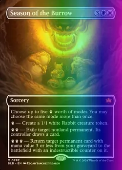 MTG Magic the Gathering Season of the Burrow (282/454) Bloomburrow MP FOIL - Image 1