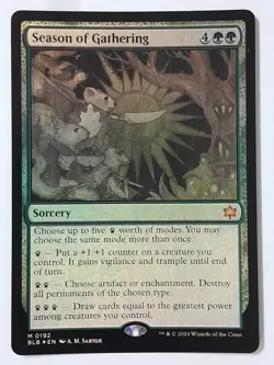 Season of Gathering (Foil) - NM Near Mint - BLB Bloomburrow - MTG Magic - Image 1